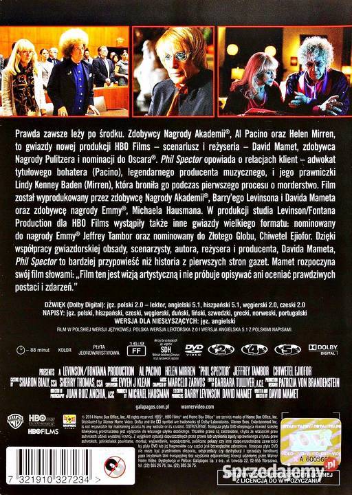 PHIL SPECTOR AL PACINO Na faktach Kalisz