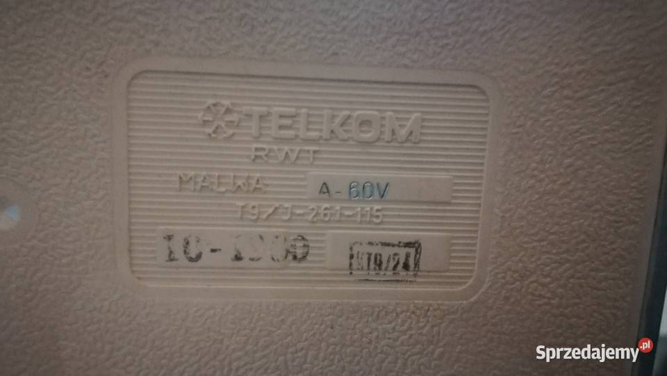 Stary telefon tarczowy Telkom Malwa stacjonarny Pozostałe Łódź