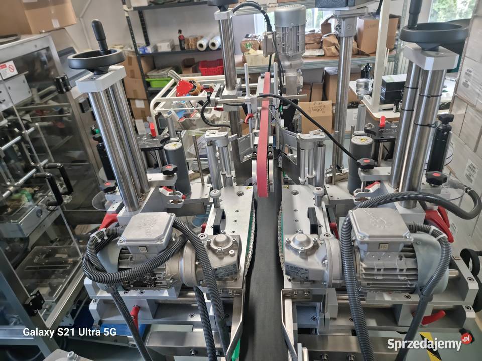 Etykieciarka do plaskich opakowan Wynajem maszyn i urządzeń pomorskie Łęgowo