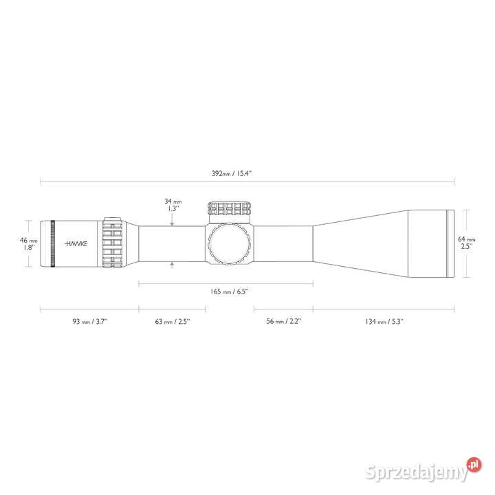 Luneta celownicza Hawke Frontier 34 FFP 530x56 Warszawa sprzedam