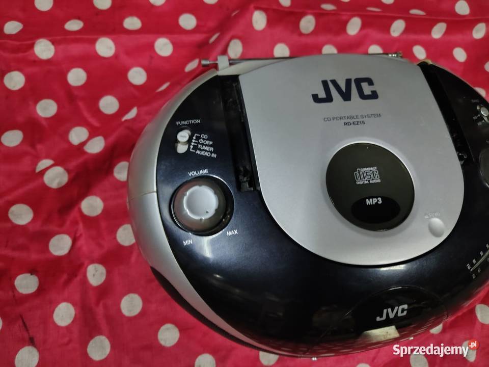 SPRAWNE Boombox Radio CD JVC RDEZ15 MP3 wielkopolskie sprzedam