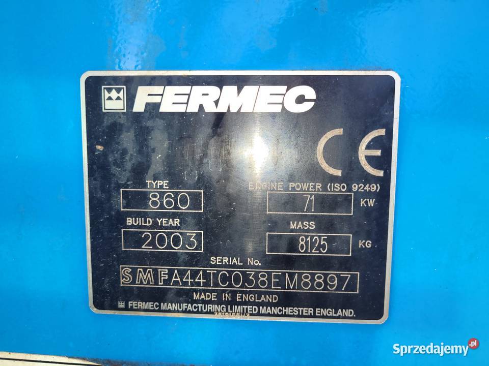 Koparko ładowarka FARMEC 860 Mińsk Mazowiecki