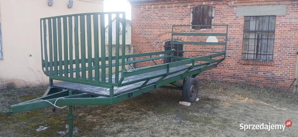 Przyczepa do balotow slomy siana dłużyca wielkopolskie Ostrów Wielkopolski