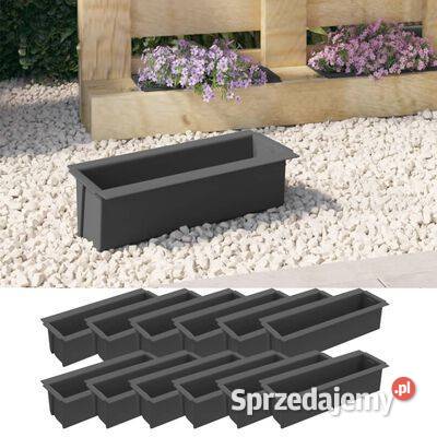 vidaXL Doniczki do palet 12 szare 36x135x95 mazowieckie Warszawa
