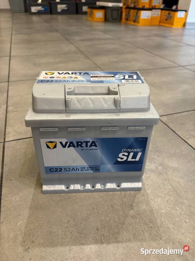 Akumulator VARTA Blue Dynamic C22 52Ah 470A EN Augustów