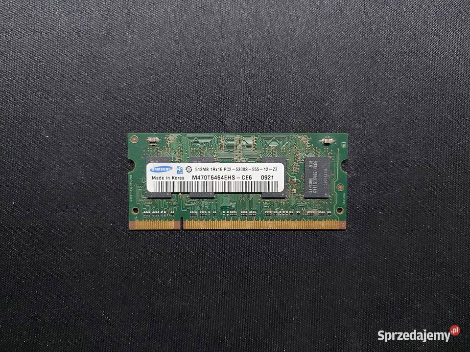 Pamięć RAM Samsung 512MB M470T646EHSCE6