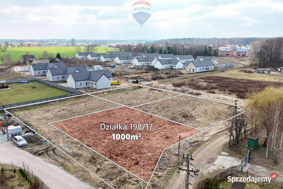 Działka 1000 m MPZP Kajetany gm Nadarzyn Sprzedaż