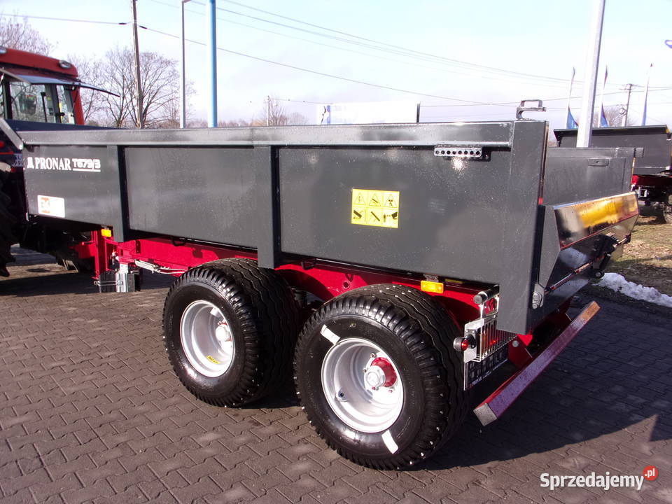 Przyczepa budowlana tandem skorupowa T6793 łódzkie Opoczno