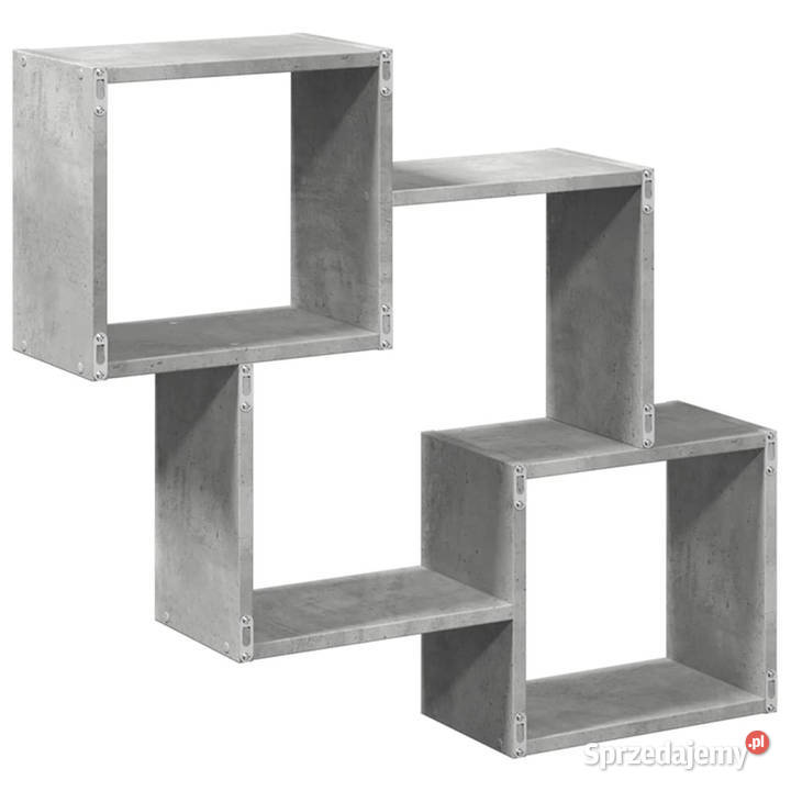 Półka ścienna 78x18x71 szarość betonu WM854808 Warszawa