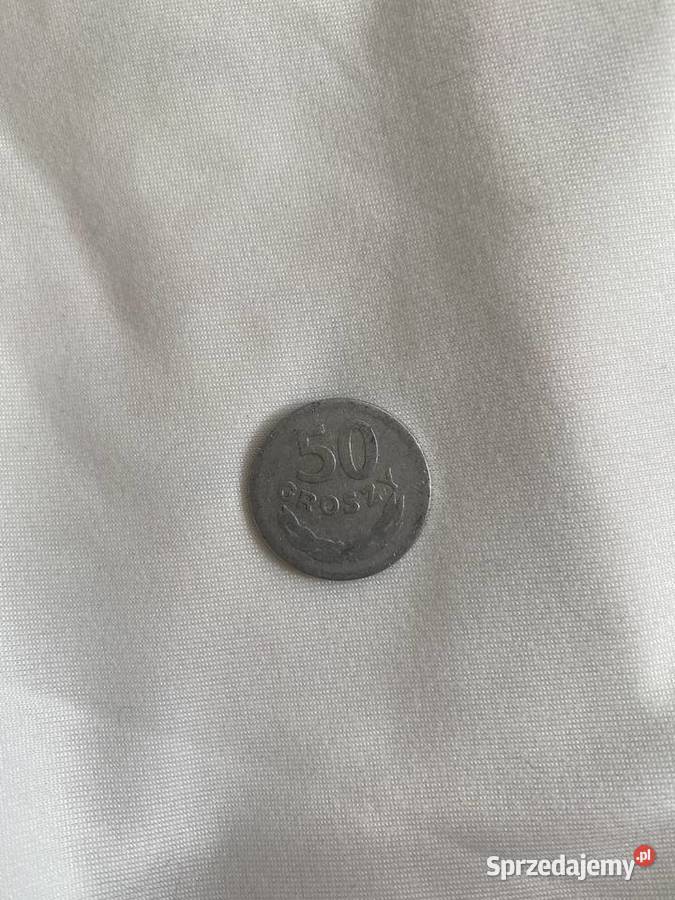 Moneta 50 groszy z 1949 roku Pozostałe Strzyżewice