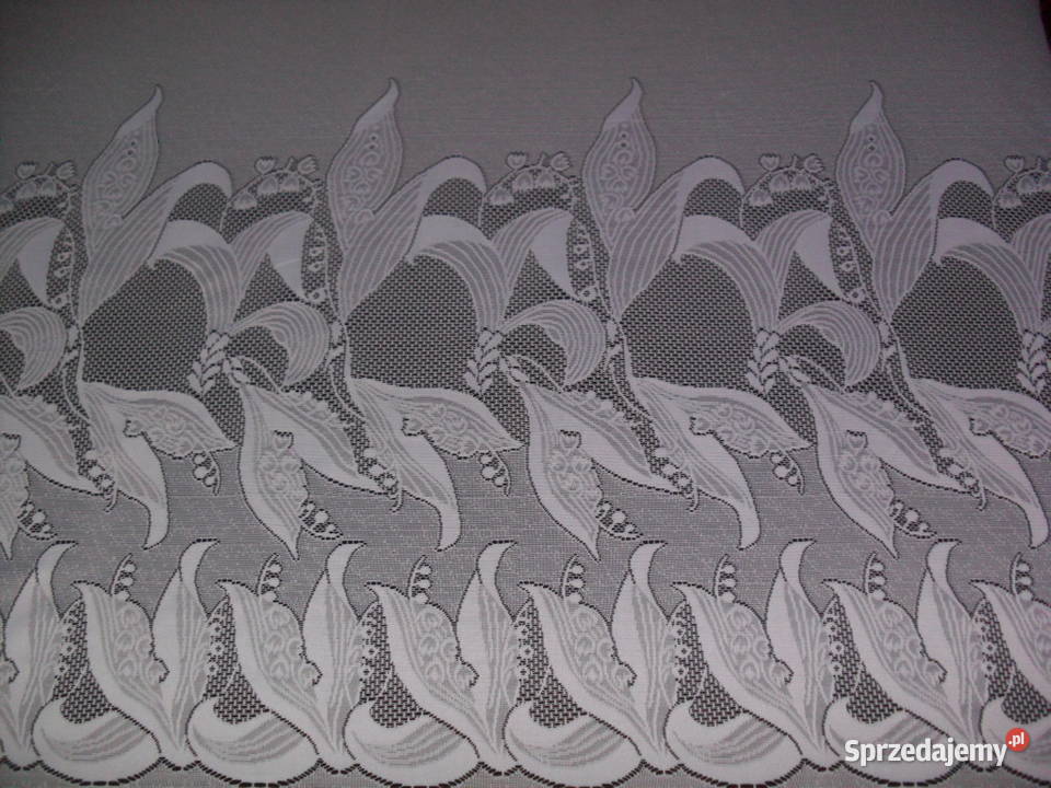 Firana żakardowa 270 wys biały dolnośląskie Wrocław