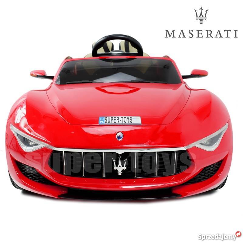 MASERATI ALFIERI Z AMORTYZATORAMI PILOT LAKIER Pojazdy elektryczne i spalinowe Dla Dziecka Toruń