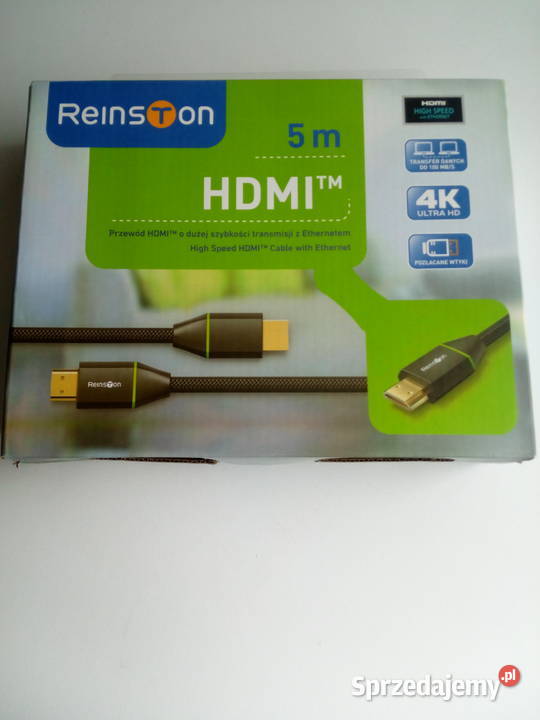 Kabel HDMI Reinston EK022 5m opolskie Prudnik sprzedam