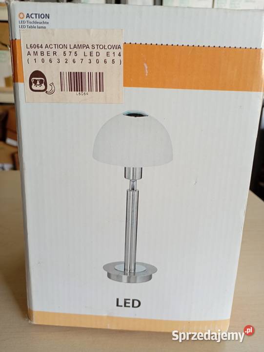 Lampka stołowa nocna Action Amber L6064 LED E14 Lampy stołowe i nocne mazowieckie Przysucha sprzedam
