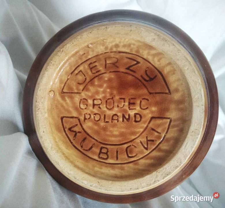Stary kufel Jerzy Kubicki Grójec PRL Gdańsk sprzedam