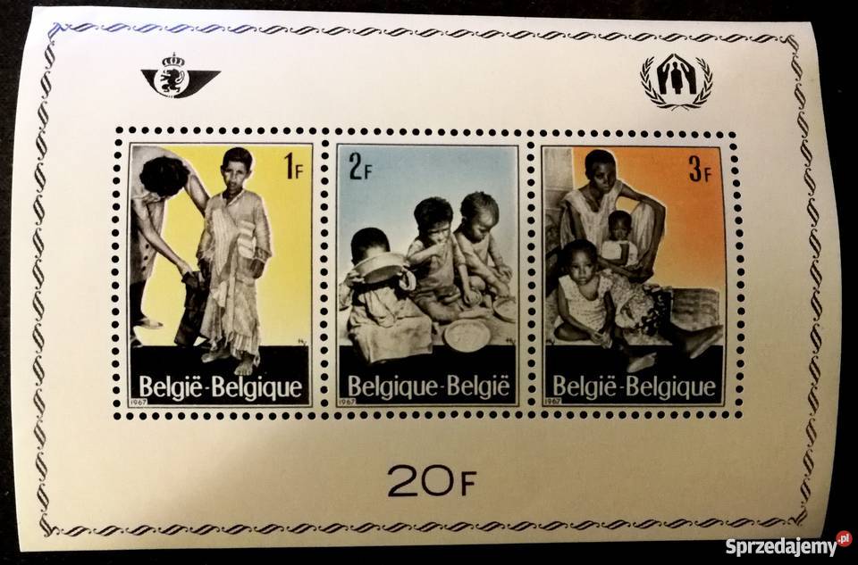 Znaczek Belgia 1967 Aid to refugees sprzedam