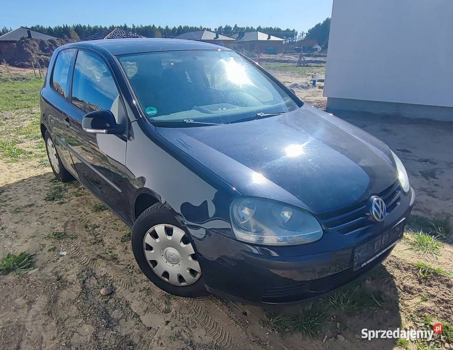 VW Golf 5 14 Benz czarny 3 drzwi nieuszkodzony Zielona Góra sprzedam