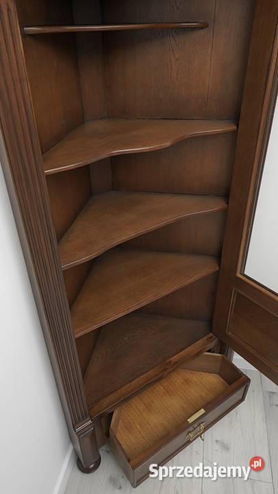 Antyk francuska biblioteka narożna renowacji