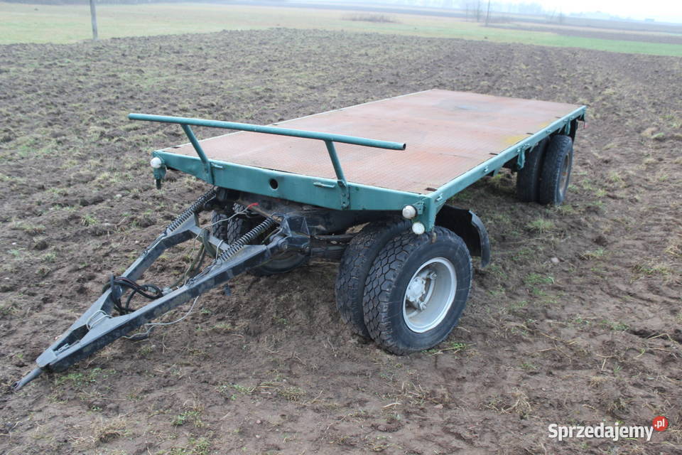 Przyczepa SZAP 8352 do bel platforma laweta Dryga