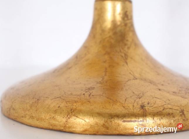 Hans Kglzłota lampa designerskaw kształcie Antyki, Sztuka, Kolekcje łódzkie