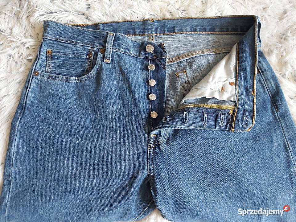 Spodnie męskie Levis 501 Odzież codzienna Pruszków