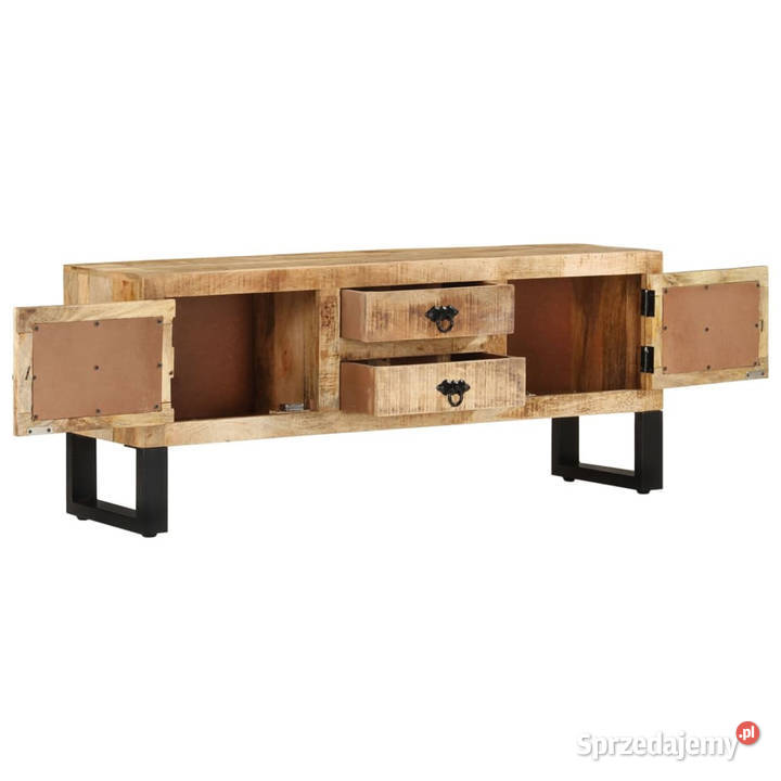 Szafka pod telewizor 110x30x45 surowe drewno Warszawa