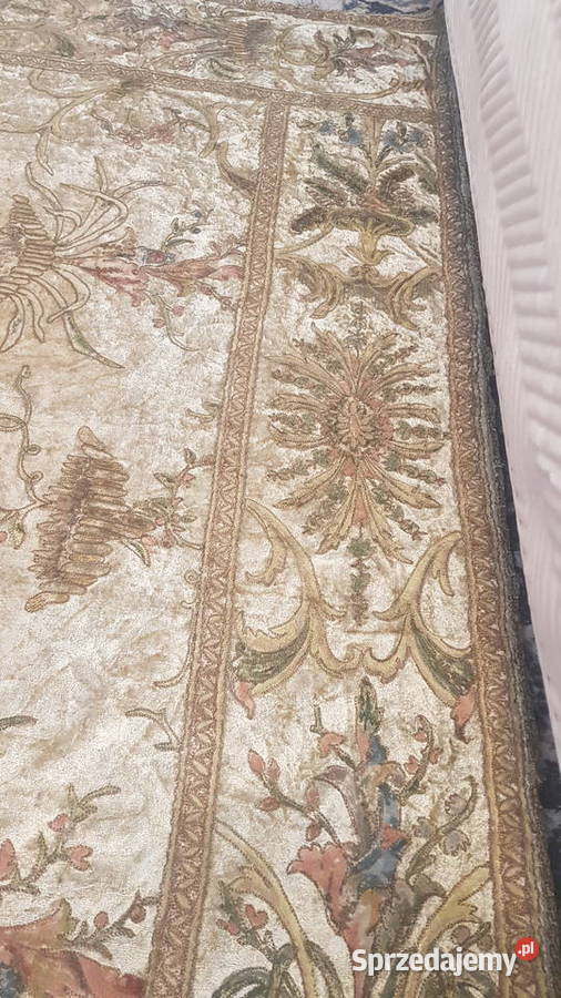Arras Gobelin Makata Dywan 18751900r wielkopolskie Śrem