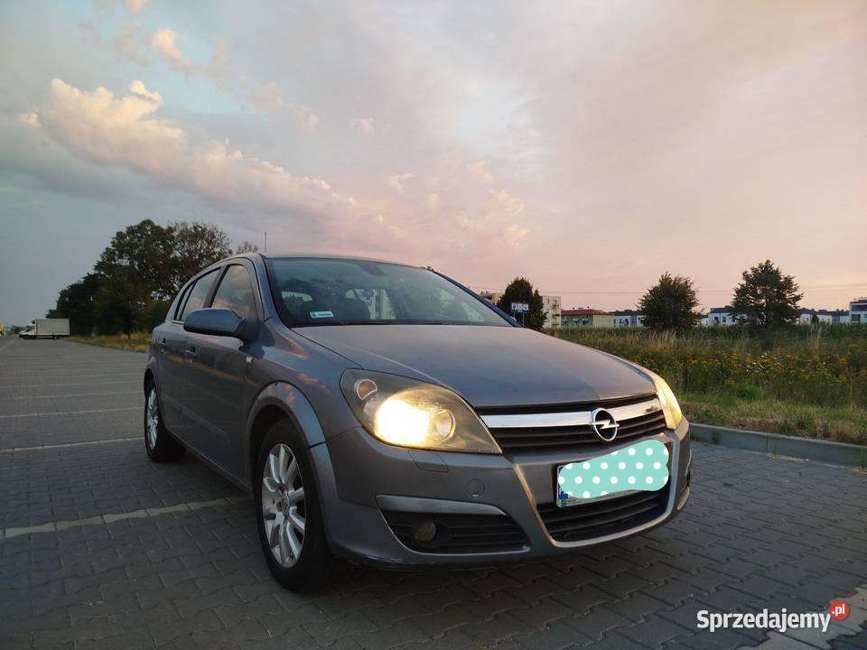 Opel Astra h 17 CDTI 2004 pół skóry ładna aluminiowe felgi Wrocław sprzedam