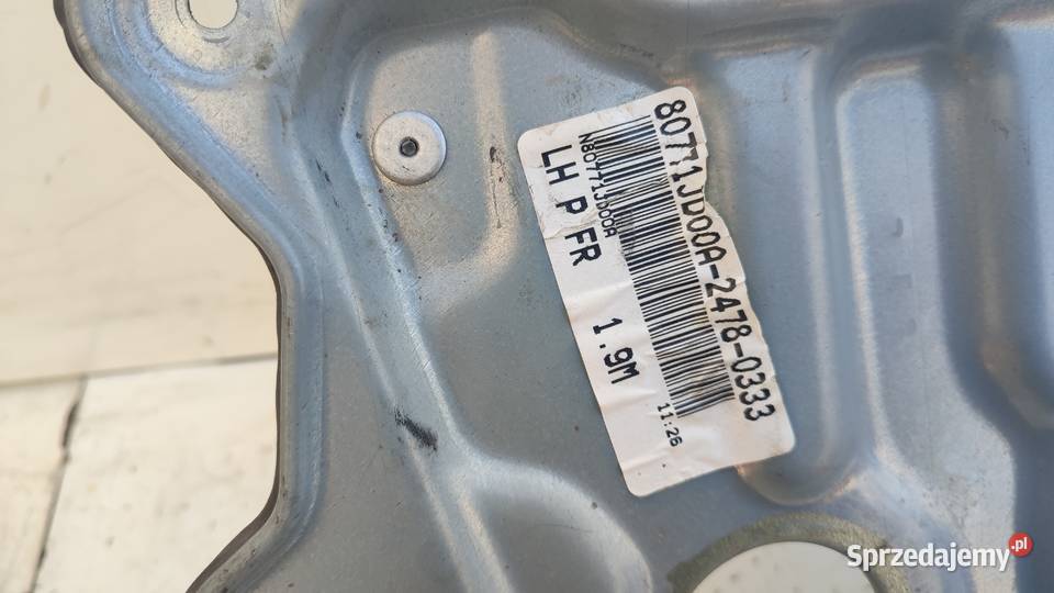 11NISSAN QASHQAI I J10 2 LIFT 1013r PODNOŚNIK Włoszczowa