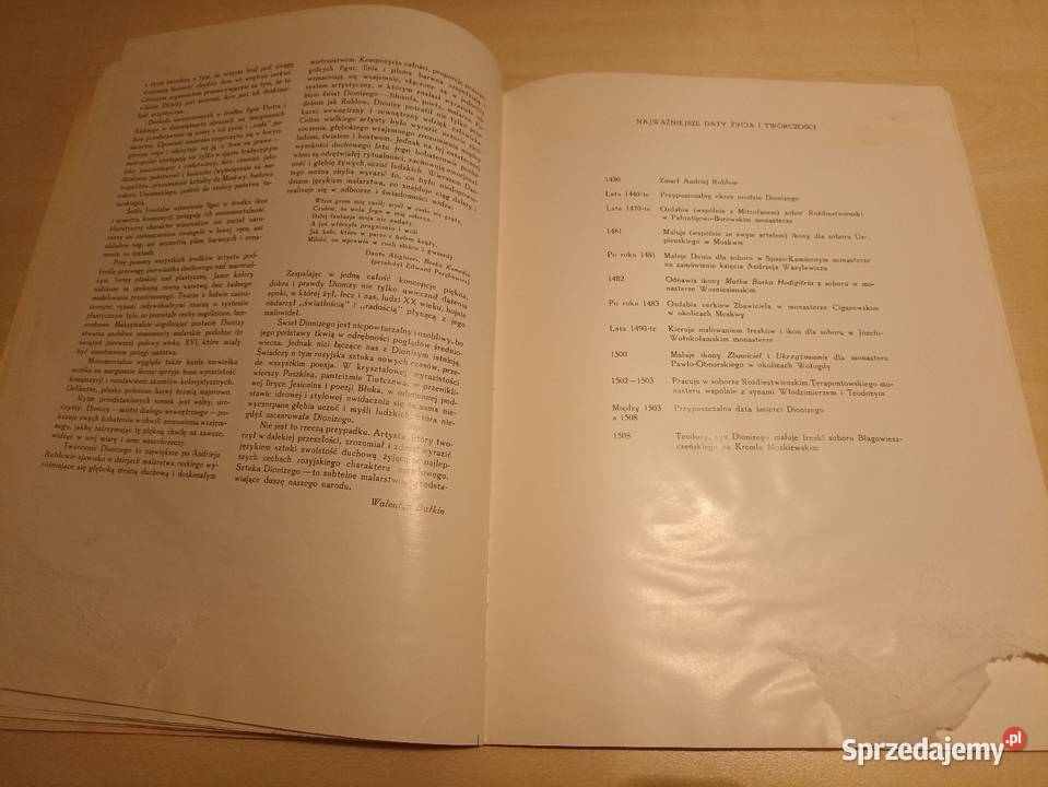 Walentyn Bułkin Wielcy malarze świata Dionizy sztuka i architektura Kraków