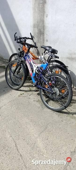 Zestaw 3 rowerów w stanie Rowery i akcesoria Gorzów Wielkopolski