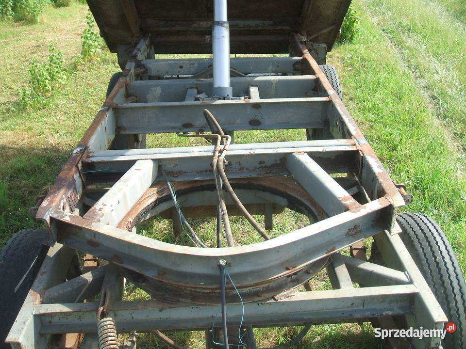 Przyczepa wywrotka 3 strony D47 ładowność 45 t Lublin sprzedam