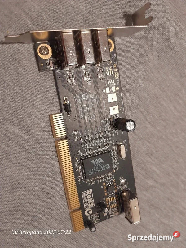 Karta kontrolera PCI FireWire IEEE 1394 Pozostałe Lublin sprzedam