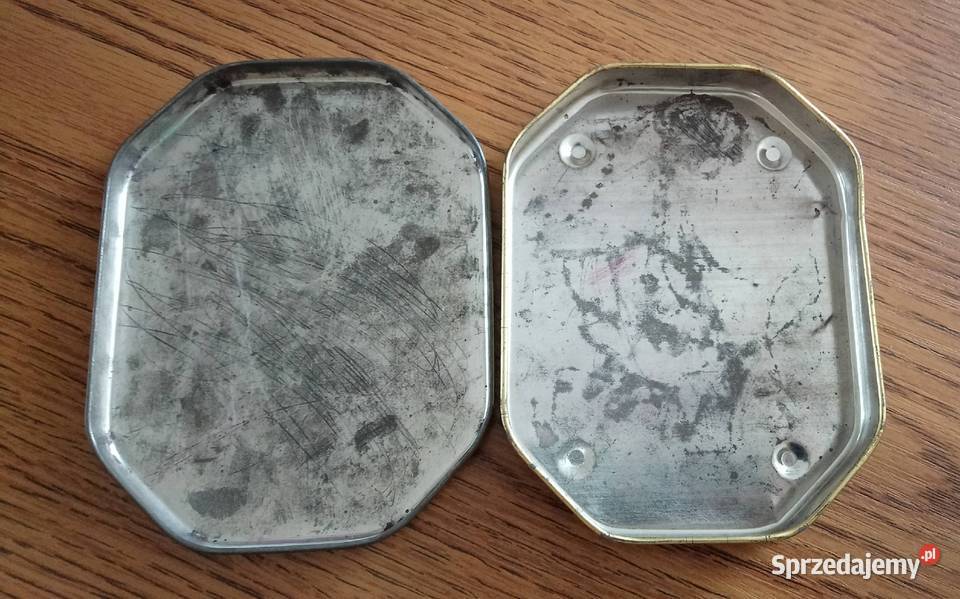 Stare metalowe pudełko Rolimpex kujawsko-pomorskie Nakło nad Notecią