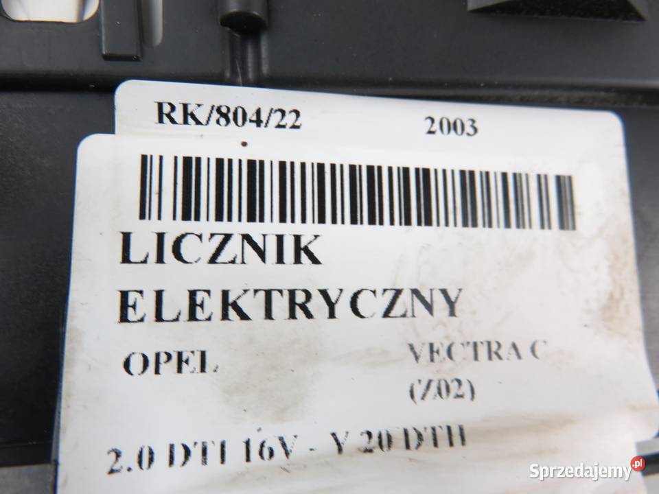 LICZNIK OPEL VECTRA C 20 DTI 13159804BT