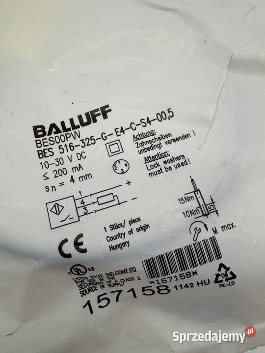 Balluff BES00PW BES 516325GE4CS4005 Czujnik Warszawa