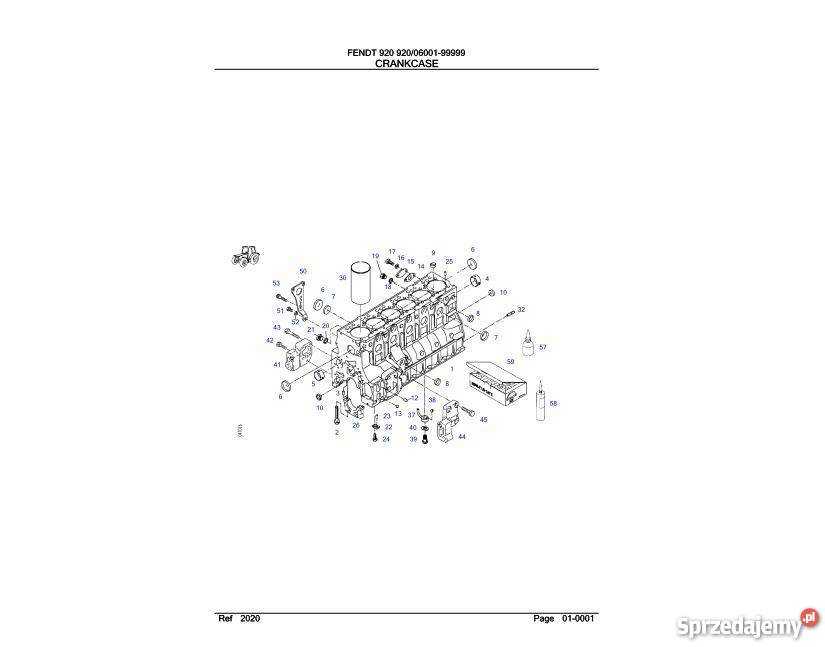 Fendt 916 920 924 926 930 Vario KATALOG CZESCI