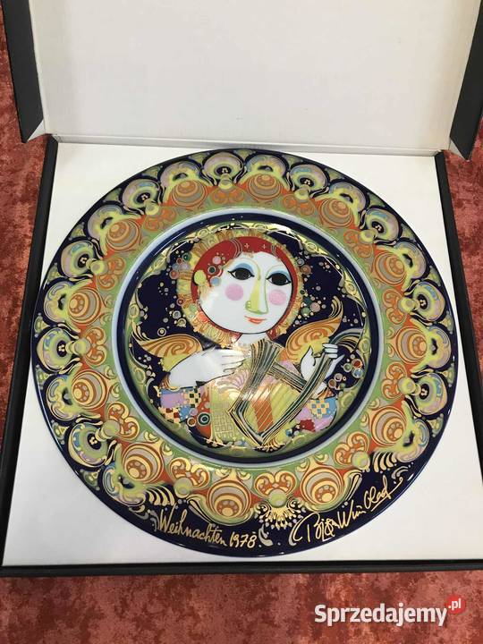 Talerz dekoracyjny Rosenthal Bjrn Wiinblad 1978r Kielce
