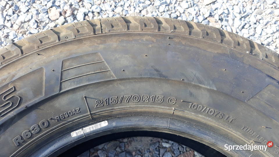 opony Bridgestone Duravis 21570 R15 15cale Kraków sprzedam