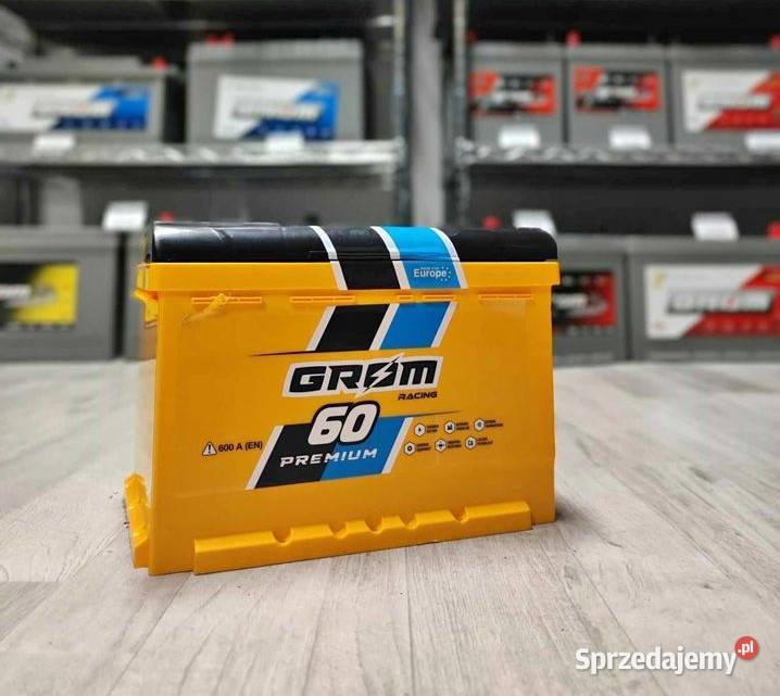 Akumulator GROM RACING 60Ah 600A EN PRAWY PLUS Kalisz