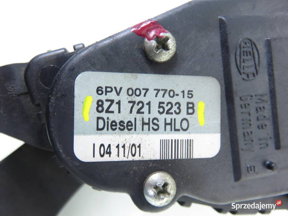 POTENCJOMETR GAZU AUDI A2 8Z0 14 TDI AMF małopolskie