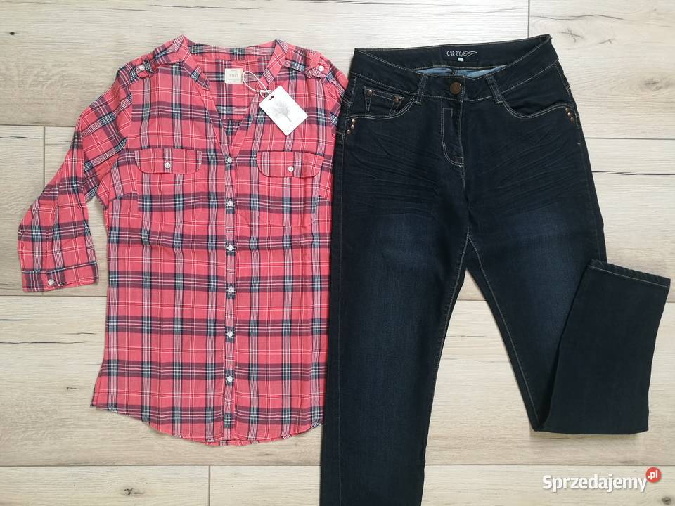 Nowa damska bluzka z kreszowanej bawełny Carry Dębica