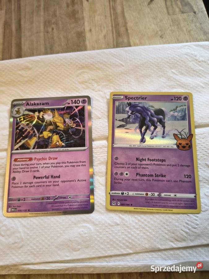 Pokemon Rózne Kartu