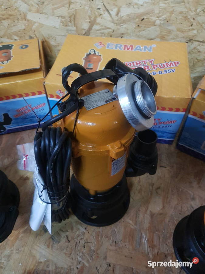 Pompa do szamba z rozdrabniaczem erman 3100W Głogowa sprzedam