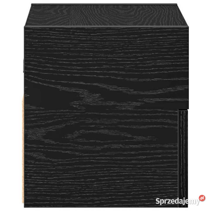 Wiszące szafki nocne 2 czarne 45x26x285 WM858599 Warszawa