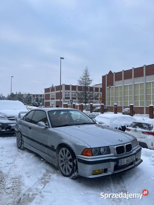 BMW E36 Coupe 1994 28 swap Mpakiet Dużo zrobione regulowane zawieszenie Seria 3 podlaskie Białystok