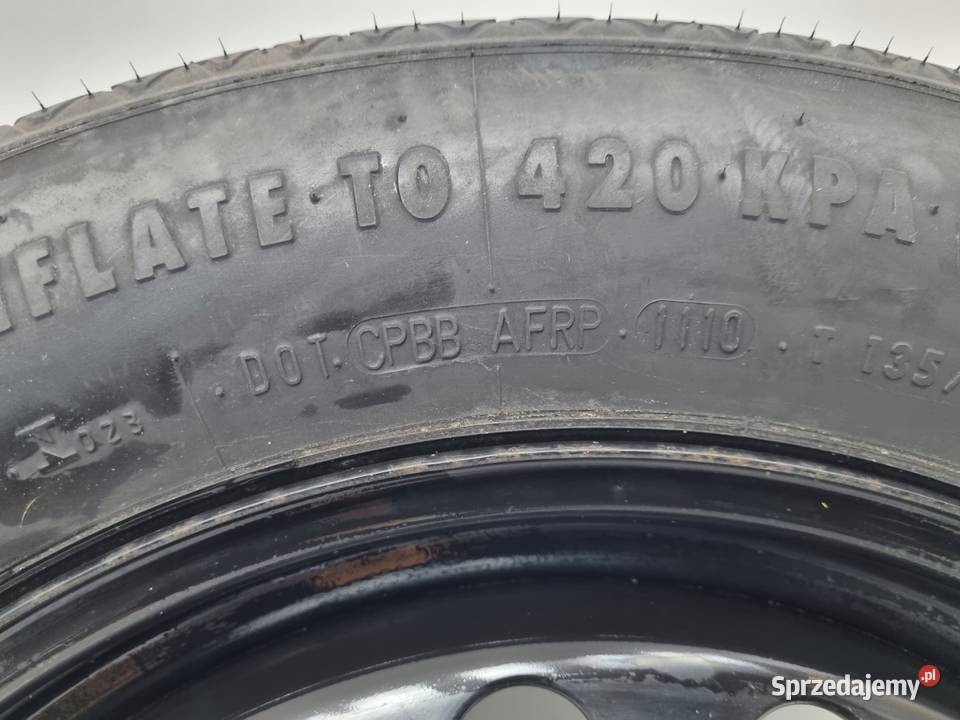KOŁO DOJAZDOWE Ford Kuga I XC60 dojazdówka 13590 Chełm sprzedam