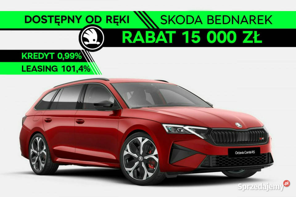 koda Octavia Combi RS 20 TSI 265 DSG Dostępna łódzkie Łódź