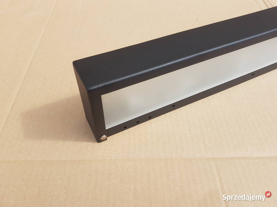 Kinkiet ścienny PÓŁKA PODŚWIETLANA lustro CZARNA mazowieckie