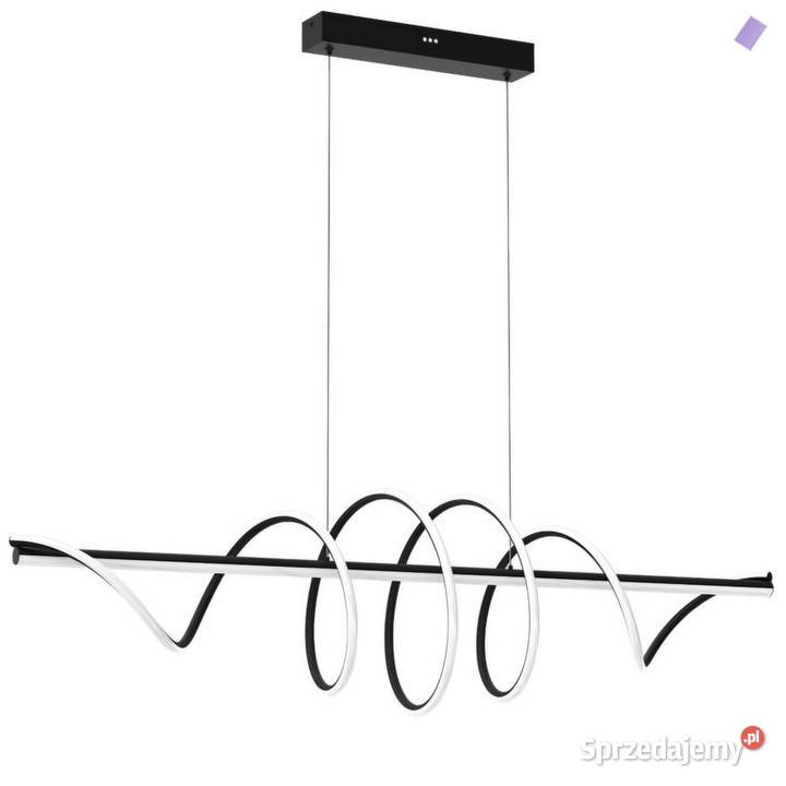 Lampa wisząca Twist czarna LED Milagro Warszawa
